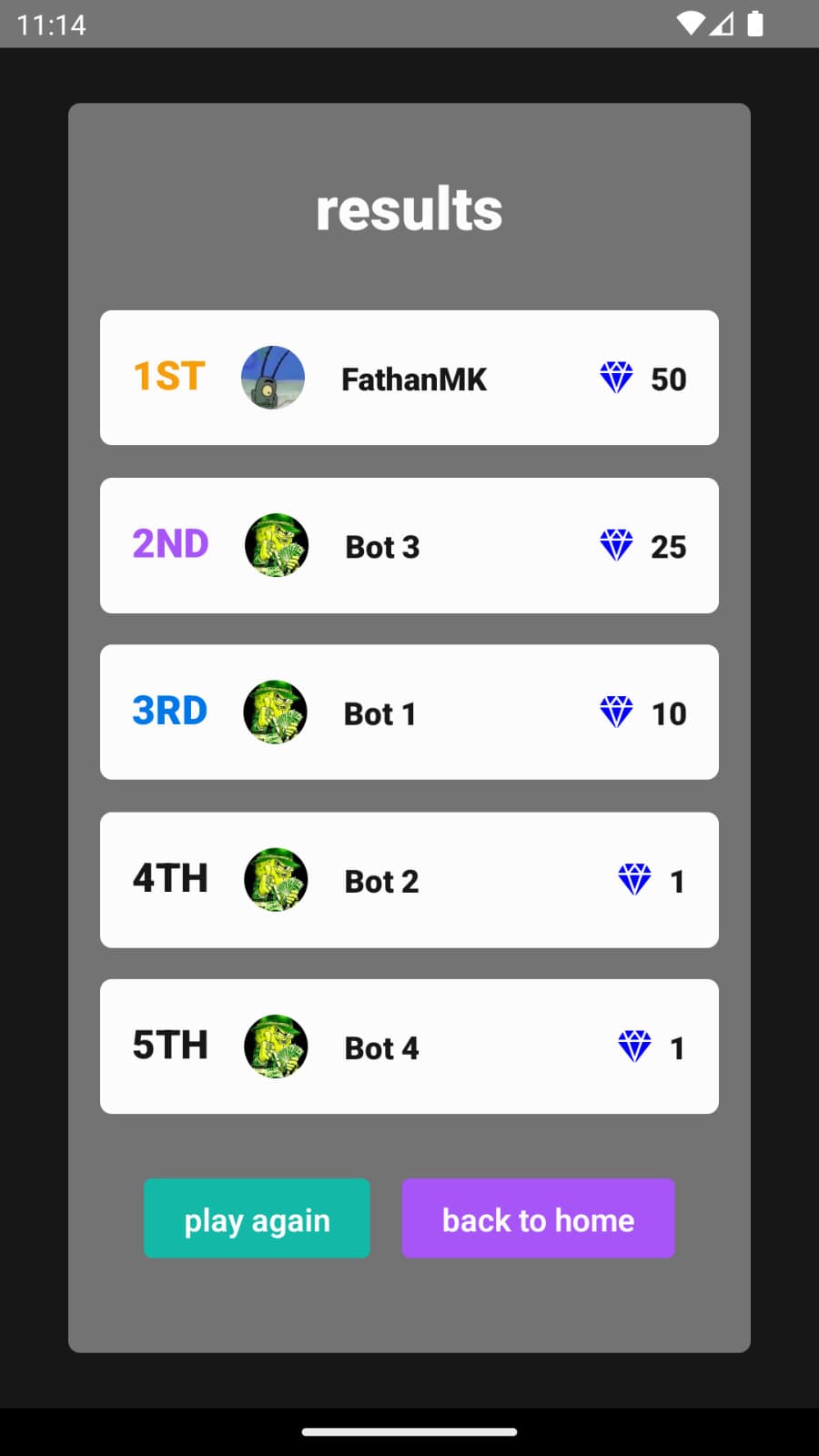 Trivia Game screenshot 2